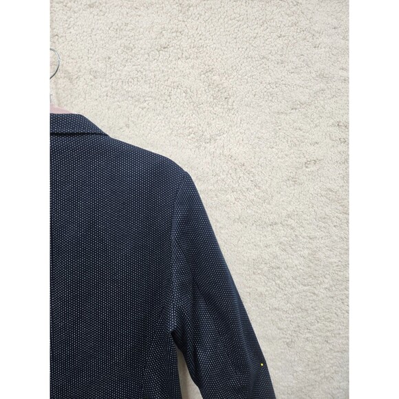 Zara Man Men Suit 40 Navy Cotton Blend Single Breast Double Vent Sport Blazer - Picture 14 of 16